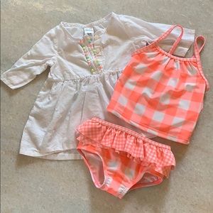 Coverup and Tankini - size: 6 months